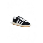Adidas Black Suede Leather Sneaker - Men's CAMPUS HQ8708 with iconic three stripes, perfect for casual and sporty looks.