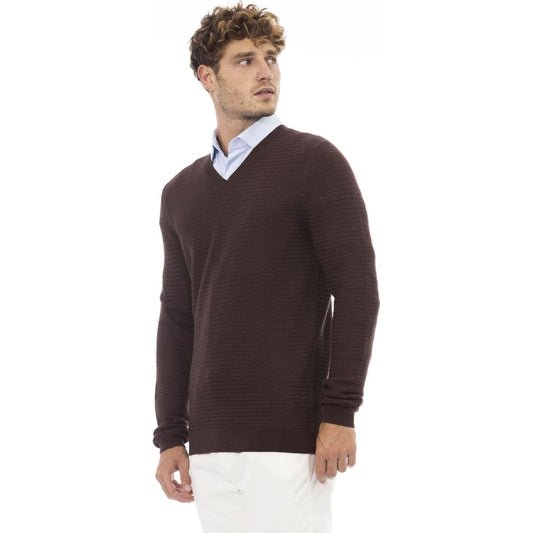 Alpha Studio Sweaters AU7021A_4001CIOCCOLATO:401354