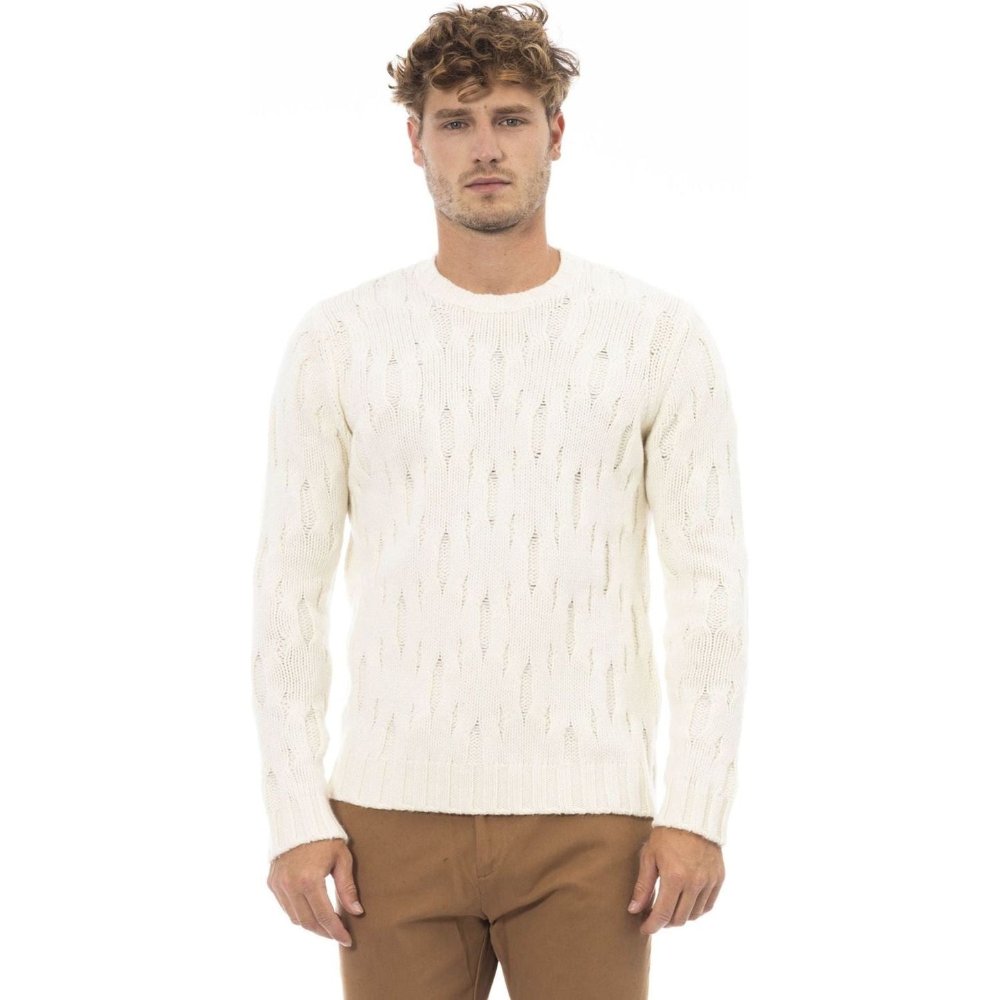 Alpha Studio Sweaters AU7330C_4145LATTE:401429