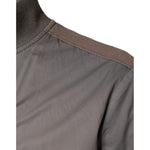 Armani Jeans Brown Cotton Full Zip Bomber Logo Jacket JKT4078-48