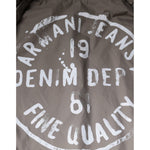 Armani Jeans Brown Cotton Full Zip Bomber Logo Jacket JKT4078-48