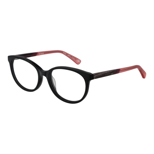Stylish women's eyeglasses BOTANIQ MOD. BIO-1002 52104, featuring sleek black and pink frame, ideal for a modern lady.