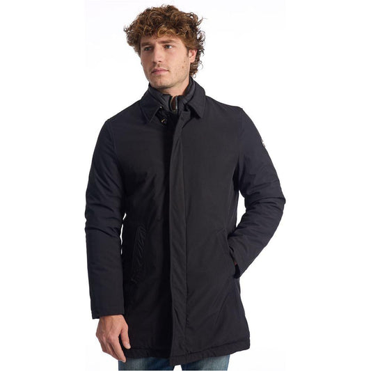 Baldinini Trend Black Polyester Jacket BATR-24667-XXL-FBB-294