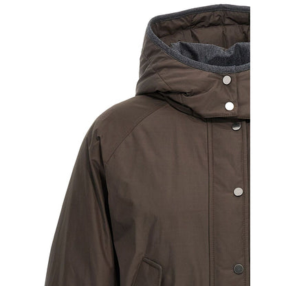 Brunello Cucinelli Coats Brown Jackets