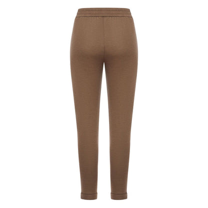 Brunello Cucinelli Cotton And Silk Blend Trousers Trousers