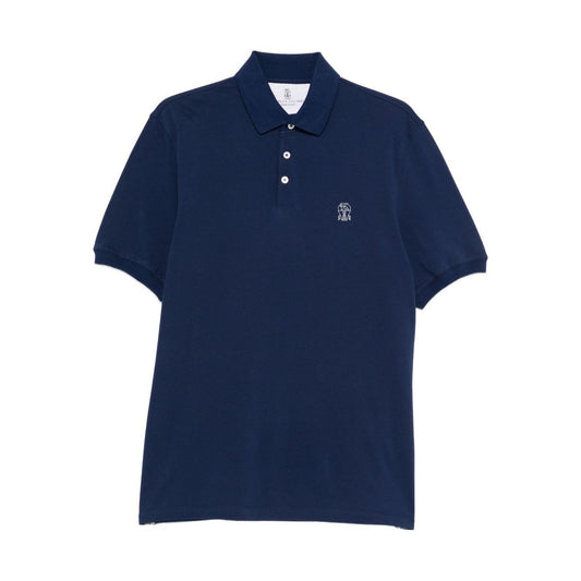 Brunello Cucinelli Logo-print polo shirt