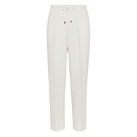 Brunello Cucinelli Trousers White Trousers