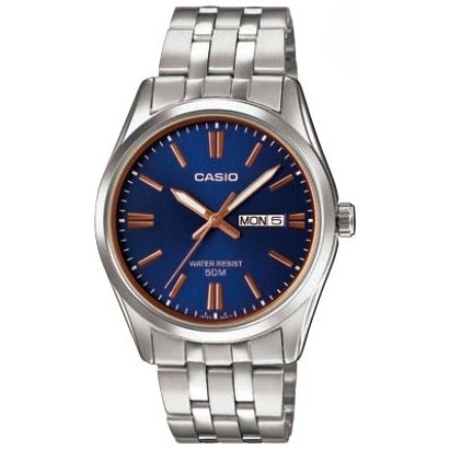CASIO COLLECTION Mod. DATE. BRACELET - BLUE