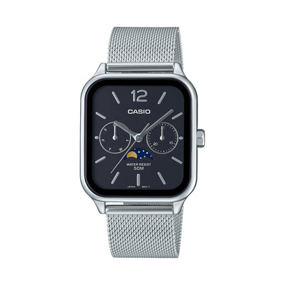 CASIO COLLECTION Mod. MOONPHASES - BLACK MESH