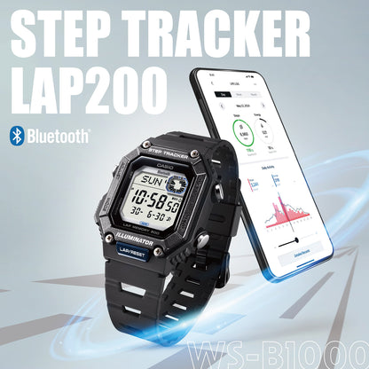 CASIO COLLECTION Mod. STEP TRACKER LAP 200 - BLACK