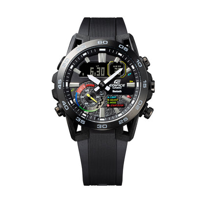 Alt Tag: CASIO EDIFICE Mod. RACING MULTI COLOR SERIE waterproof wristwatch with multifunction quartz movement, SS & resin case.