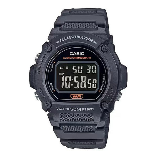 CASIO TIMELESS COLLECTION Mod. SPORT- ILLUMINATOR. WR 50M. ALARM. CHRONOGRAPH