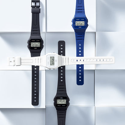 CASIO VINTAGE Mod. F-91 BIO RESIN STRAP - BLACK WATCHES