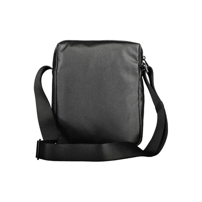 Calvin Klein Black Polyester Men Shoulder Bag with adjustable strap and sustainable design