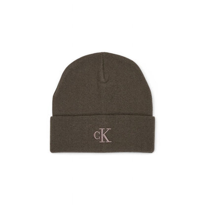 Calvin Klein Jeans Brown Wool Caps Baseball Hat
