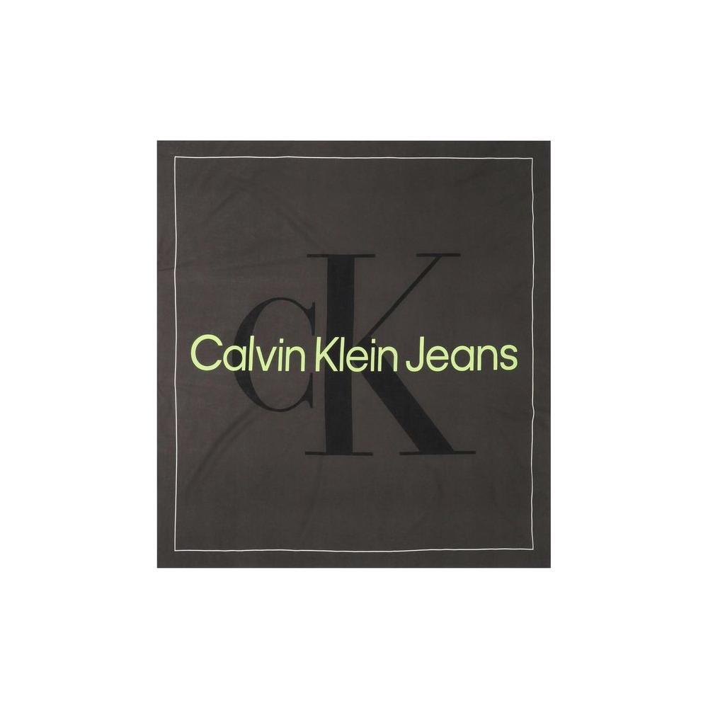 Calvin Klein Jeans Black Organic Cotton Scarf CA-13338300009-ONE SIZE