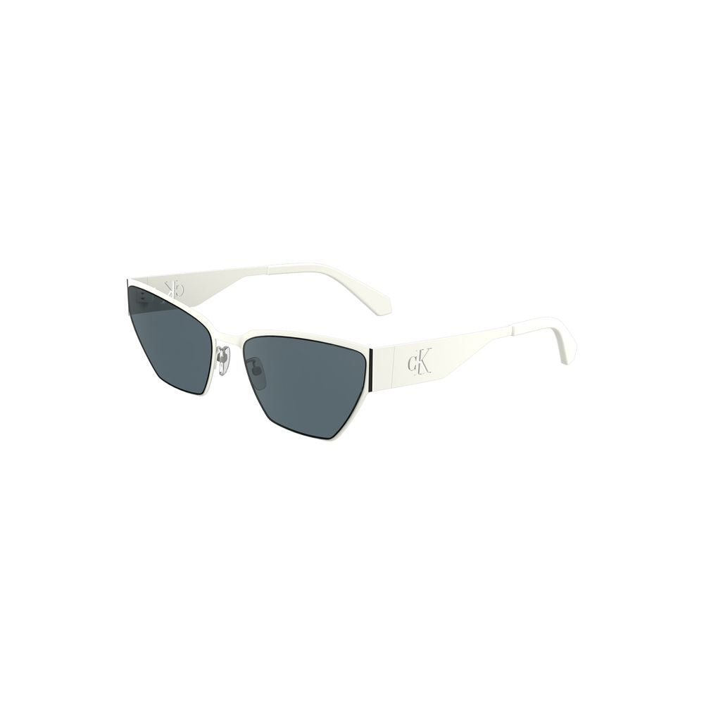Calvin Klein White Metal Women Sunglass