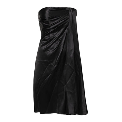 Dolce & Gabbana Black Strapless Sheath A-line Mini Dress