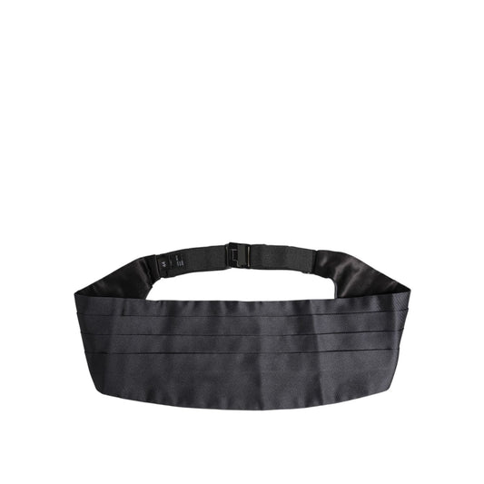 Dolce & Gabbana Dark Blue 100% Silk Belt Waist Cummerbund BEL9456-50