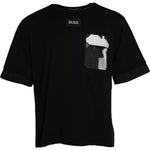 Dolce & Gabbana Black Cotton Pocket Short Sleeves Men T-shirt TSH86400-48