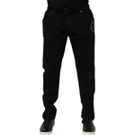 Dolce & Gabbana Black Cotton Skinny Men Denim Jeans PAN76414-58