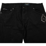 Dolce & Gabbana Black Cotton Skinny Men Denim Jeans PAN76414-58