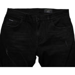 Dolce & Gabbana Black Cotton Tattered Skinny Men Denim Jeans PAN75061-52