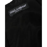 Dolce & Gabbana Black Floral Lace Sheath Sleeveless Mini Dress DR281261-42