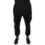 Dolce & Gabbana Black Modal DG Logo Jogger Men Sweatpants Pants PAN75602-46