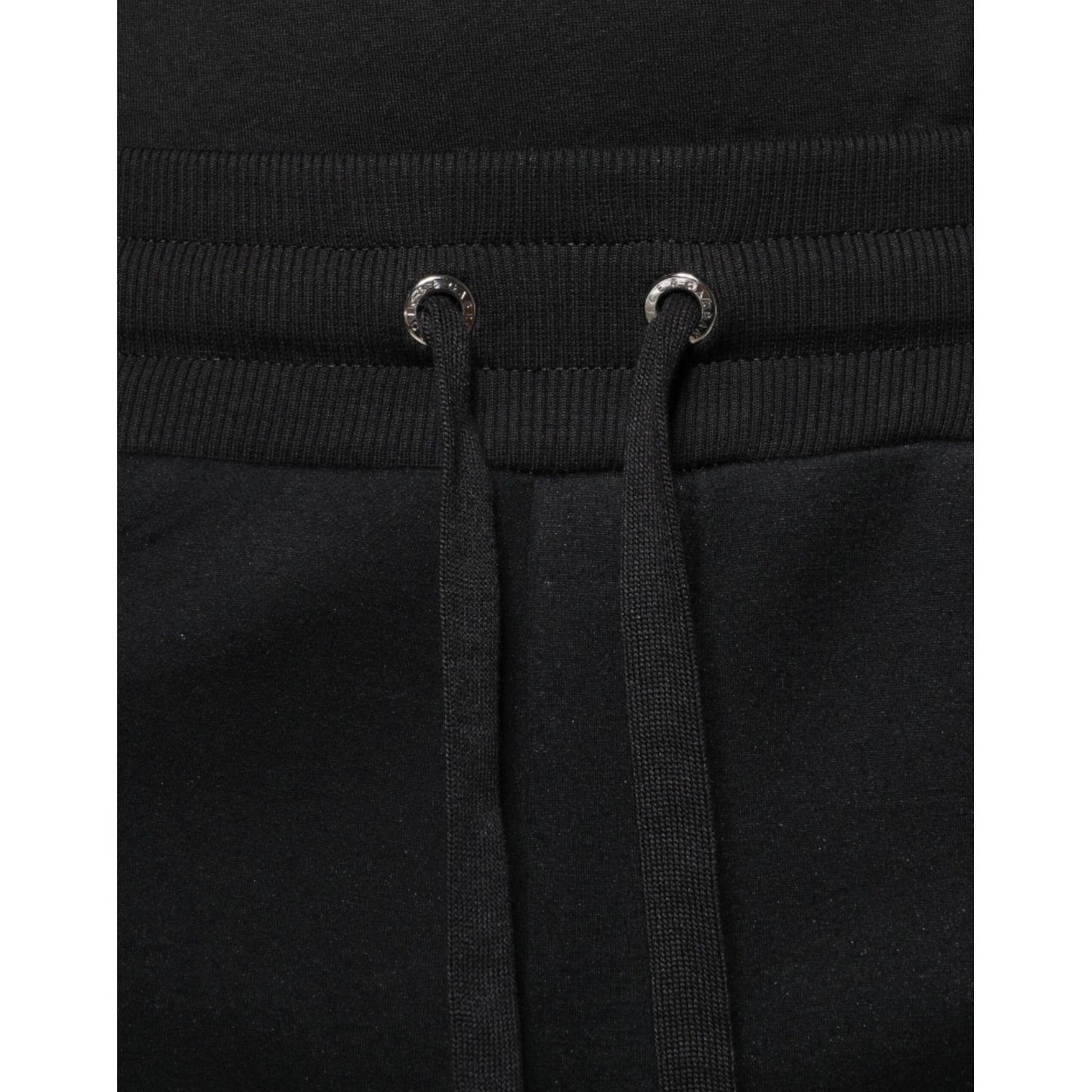 Dolce & Gabbana Black Modal DG Logo Jogger Men Sweatpants Pants PAN75602-46