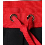 Dolce & Gabbana Black Red Cherry Mid Waist Jogger Pants PAN75519-46