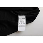 Dolce & Gabbana Black Silk Round Neck Short Sleeve T-shirt TSH86457-46