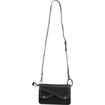 Dolce & Gabbana Black Small Leather Studded Shoulder Crossbody Bag BAG4123