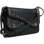 Dolce & Gabbana Black Small Leather Studded Shoulder Crossbody Bag BAG4123