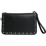 Dolce & Gabbana Black Small Leather Studded Shoulder Crossbody Bag BAG4123