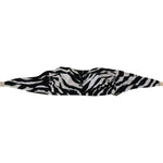 Dolce & Gabbana Black White Zebra Bandeau Swimwear Bikini Top BIK1650-1