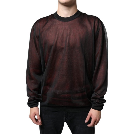 Dolce & Gabbana Brown Polyester Pullover Sweatshirt Sweater TSH87109-54