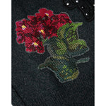 Dolce & Gabbana Gray Embellished Crew Neck Pullover Sweater TSH86975-44