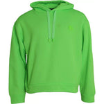 Dolce & Gabbana Green Logo Hooded Pullover Sweatshirt Sweater TSH86333-48