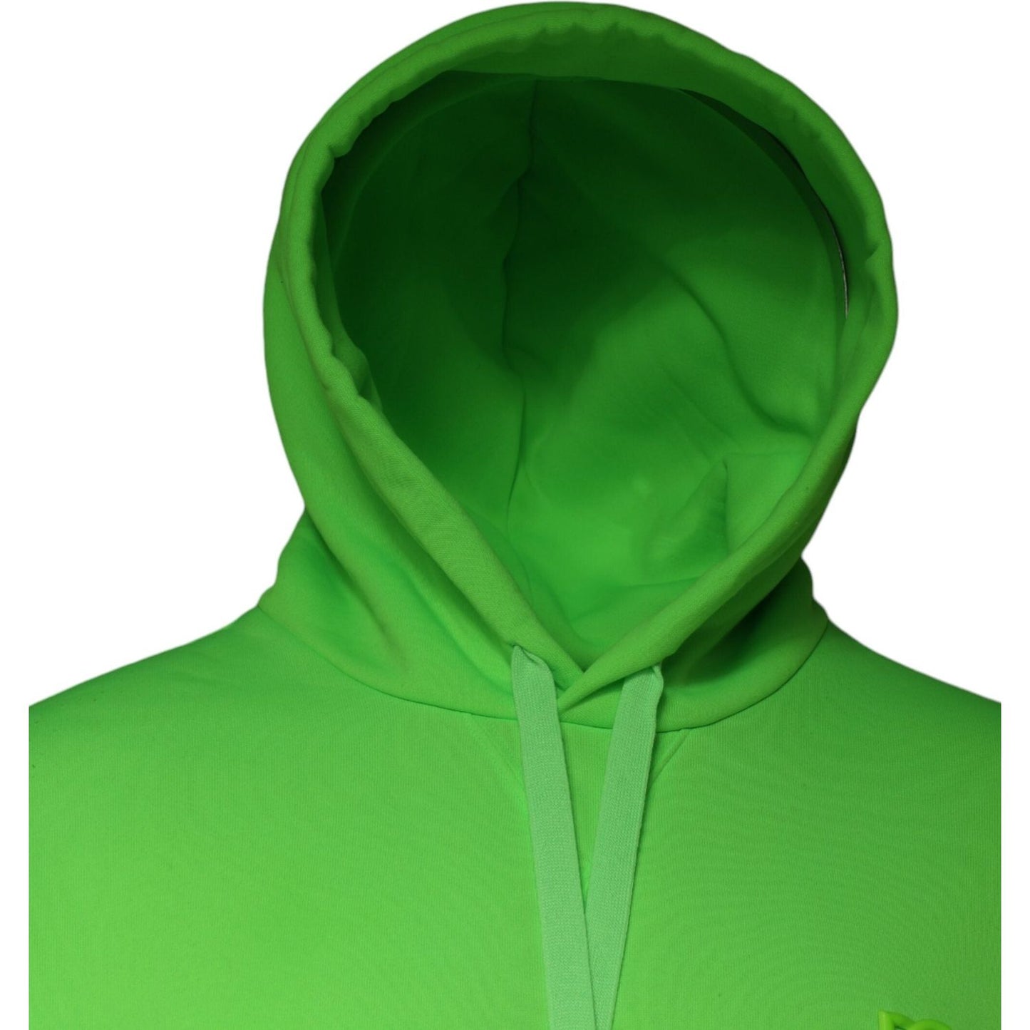 Dolce & Gabbana Green Logo Hooded Pullover Sweatshirt Sweater TSH87004-50