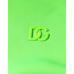 Dolce & Gabbana Green Logo Hooded Pullover Sweatshirt Sweater TSH87004-50