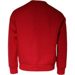 Dolce & Gabbana Maroon DG Logo Cotton Men Sweatshirt Sweater TSH87001-46