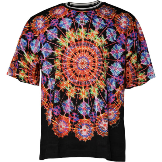 Dolce & Gabbana Multicolor Kaleidoscope Men Short Sleeves T-shirt TSH87490-58