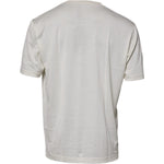 Dolce & Gabbana Off White Silk CrewNeck Short Sleeve T-shirt TSH87254-54