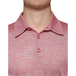 Dolce & Gabbana Pink Polyester Long Sleeve Men Polo T-shirt TSH86276-44