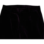 Dolce & Gabbana Violet Velvet Cotton Men Dress Formal Pants PAN75197-48