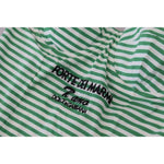 Dolce & Gabbana White Green Stripes One Piece Beachwear Swimwear BIK1671-1
