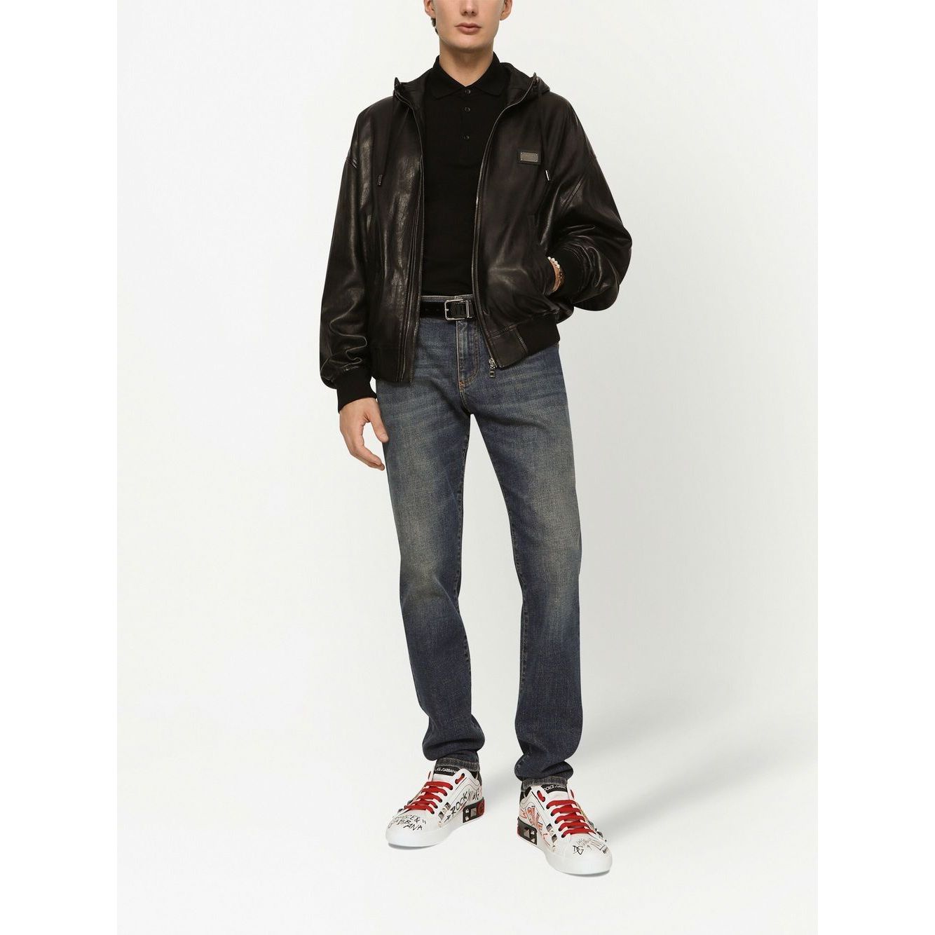 Dolce & Gabbana Logo cotton polo shirt