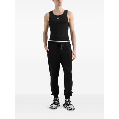 Dolce & Gabbana Logo cotton tank top Topwear