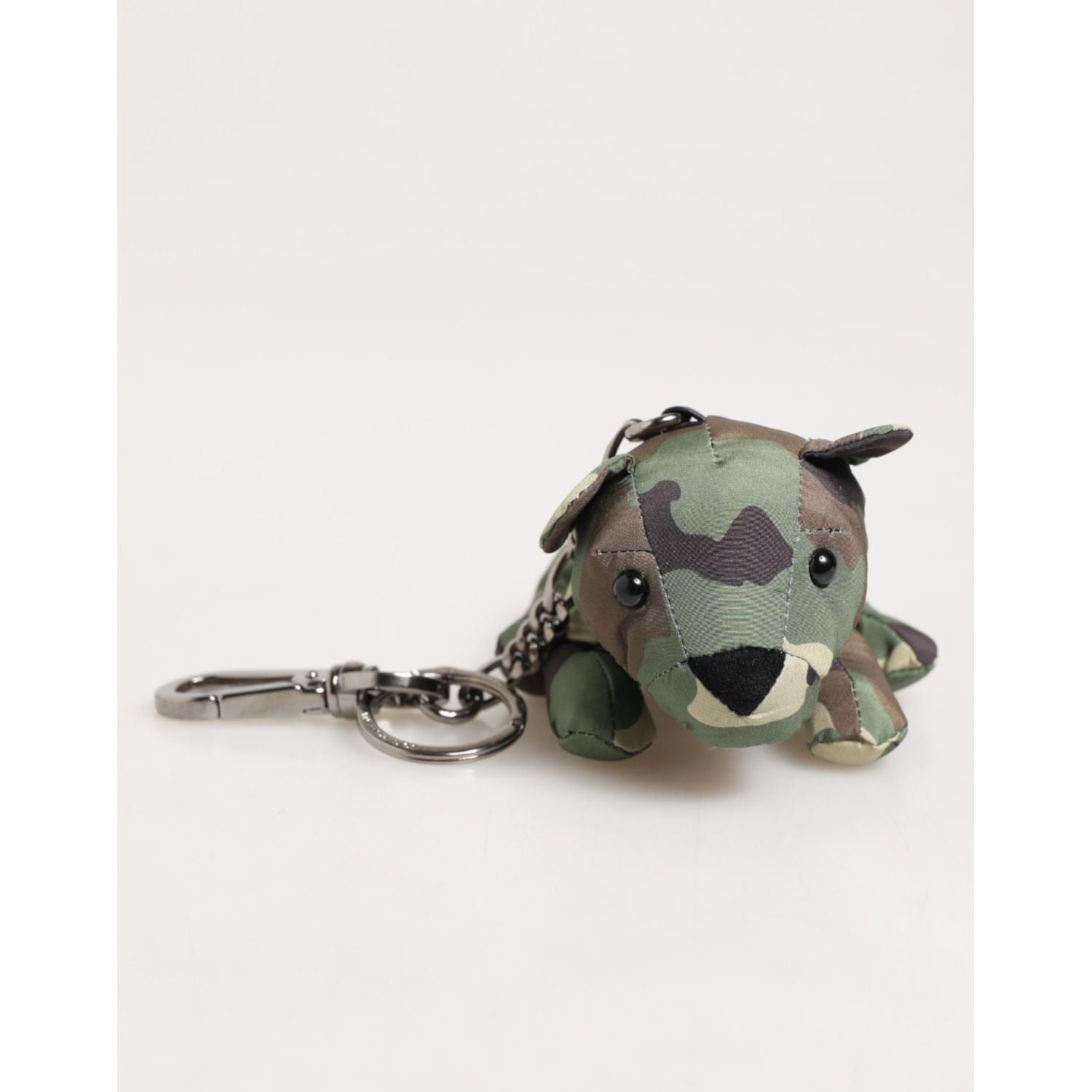 Dolce & Gabbana Multicolor Camouflage Animal Silhouette Keychain Keyring
